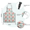 thumbnail image 7 of Colorful Mermaid Princess Pattern Kids Aprons for Girls and Boys,Adjustable Neck Strap Toddler Aprons for Kids Cooking Baking,23.6"x19", 7 of 7