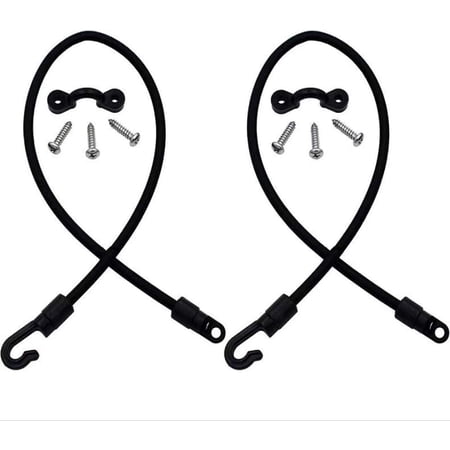 Rod Tamer Deck Mount Rod Straps 2 Pack 6mm Kayak Boat Fishing Rod Tamer Strap Deck Mount Connector Gunwale Mount Fishing Rod Holders Down Strap