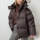 thumbnail image 5 of Parkas de manga larga para mujer, chaqueta holgada de algodón para otoño e invierno, abrigo holgado, ropa de algodón de manga larga, abrigo para mujer, 5 of 5