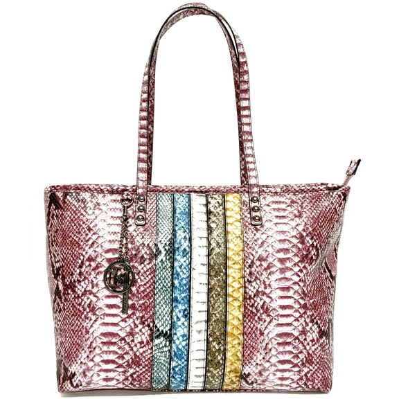 Badgley Mischka Pink Large Tote Bag