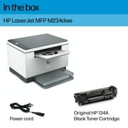 HP LaserJet MFP M234dwe Wireless Black & White Laser Printer with 6 Months of Instant Ink included with HP+