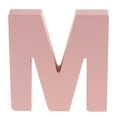 thumbnail image 1 of GUOOL 10cm Wood 26 Alphabet Letter Wall Door Kids Room Decor Floating Sign Spell M M, 1 of 9