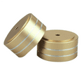 thumbnail image 2 of 20Pcs 40X20mm Aluminum HIFI AMP Speaker Isolation Stand Turntable Feet Pad (Gold), 2 of 7