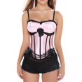 thumbnail image 4 of Aofany Women's Gothic Shoulder Straps Tank Overbust Corset Bustiers Plus Size Corsets For Women Bustier Lingerie Costume Bustier Top Gothic Shapewear Sexy Underwear, 4 of 5