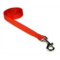 thumbnail image 1 of 4 ft. Nylon Webbing Dog Leash, Neon Orange - Extra Small, 1 of 1