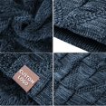 thumbnail image 3 of Venta al por mayor de fábrica, gorro personalizado Argyle a cuadros a cuadros, gorros cálidos de invierno, gorro de calavera grueso y holgado de punto para hombres y mujeres Unisex, 3 of 4