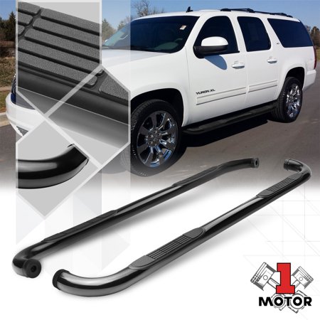 Black 3 Round Side Step Nerf Bar For 00 13 Gmc Yukon Xl Suburban Black 3 Round Side Step Nerf Bar For 00 13 Gmc Yukon Xl Suburban 1500 Avalanche 01 02 03 04 05 06 07 08 09 10 11 12