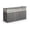 Gray, variant on At Work 72"W x 29"D Reception Desk Gray Laminate/Brushed Nickel Frame