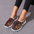 thumbnail image 1 of Nuevos y bonitos zapatos para caminar de primavera y otoño para mujer con diseño de alas de corazón de rosa, zapatillas suaves antideslizantes resistentes a la suciedad, diseño personalizado, 1 of 5