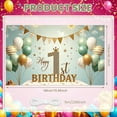 thumbnail image 2 of Gold Glitter Happy 1st Birthday Banner Mint Green First Birthday Display Balloon Decoration Star Pattern 1st Birthday Backdrop for 1st Birthday Party Baby's First Birthday Photo Shoot Backdrop, 2 of 9