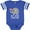 Football Blue and White, variant on Inktastic My Noni Loves Me Grandchild Boys or Girls Baby Bodysuit