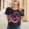 thumbnail image 2 of Cancer Support Pink Cancer Awareness T-Shirt, 2 of 4