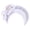 White, variant on African Turban for Women Adjustable Head Scarf Wrap Hair Cover Bonnet Black