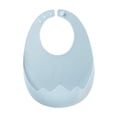 thumbnail image 2 of Baby Feeding Bib Cloth Protection Adjustable Neckband for Unisex Washable Ligth Blue Hugo babero de manga larga, 2 of 10
