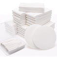 thumbnail image 1 of Esponjas faciales Luxiv, blancas comprimidas, 240 unidades, paquete con funda, 1 of 7