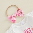 thumbnail image 6 of Cjfdfy Newborn Baby Girls Half Birthday Fall Outfit Cute Half Way To One Letter Cake Print Long Sleeve Romper And Tutu Skort Headband Three-piece Set Birthday Fall Winter Outfit, 6 of 9