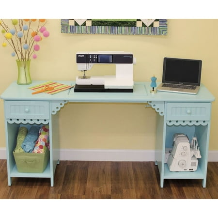 Arrow 1009 Olivia Sewing Cabinet In Tiffany Blue Walmart Com