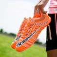 thumbnail image 4 of Botas de fútbol para césped artificial unisex | Botas de fútbol sala de entrenamiento profesional para exteriores e interiores, para niños y niñas, para terreno firme, 4 of 5