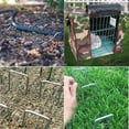 thumbnail image 2 of Estacas de jardín, grapas para césped tipo U compatibles con césped artificial, 100 unidades, 2 of 5