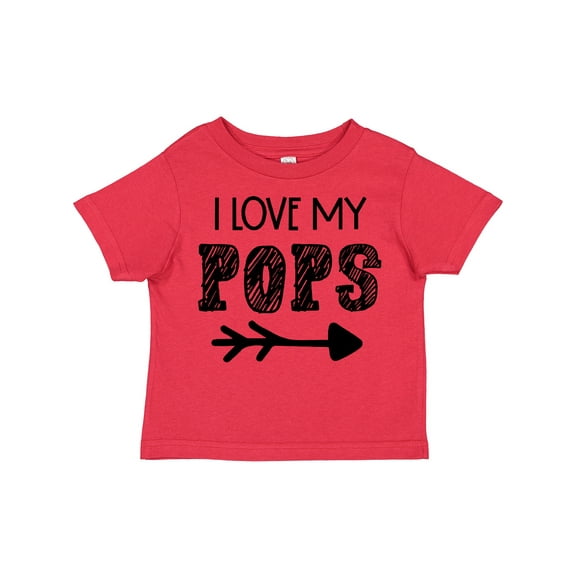 Inktastic I Love My Pops with Arrow Boys or Girls Toddler T-Shirt