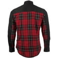thumbnail image 2 of Staple Mens The Dorchester LS Button Up Shirt, Red, Small, 2 of 2