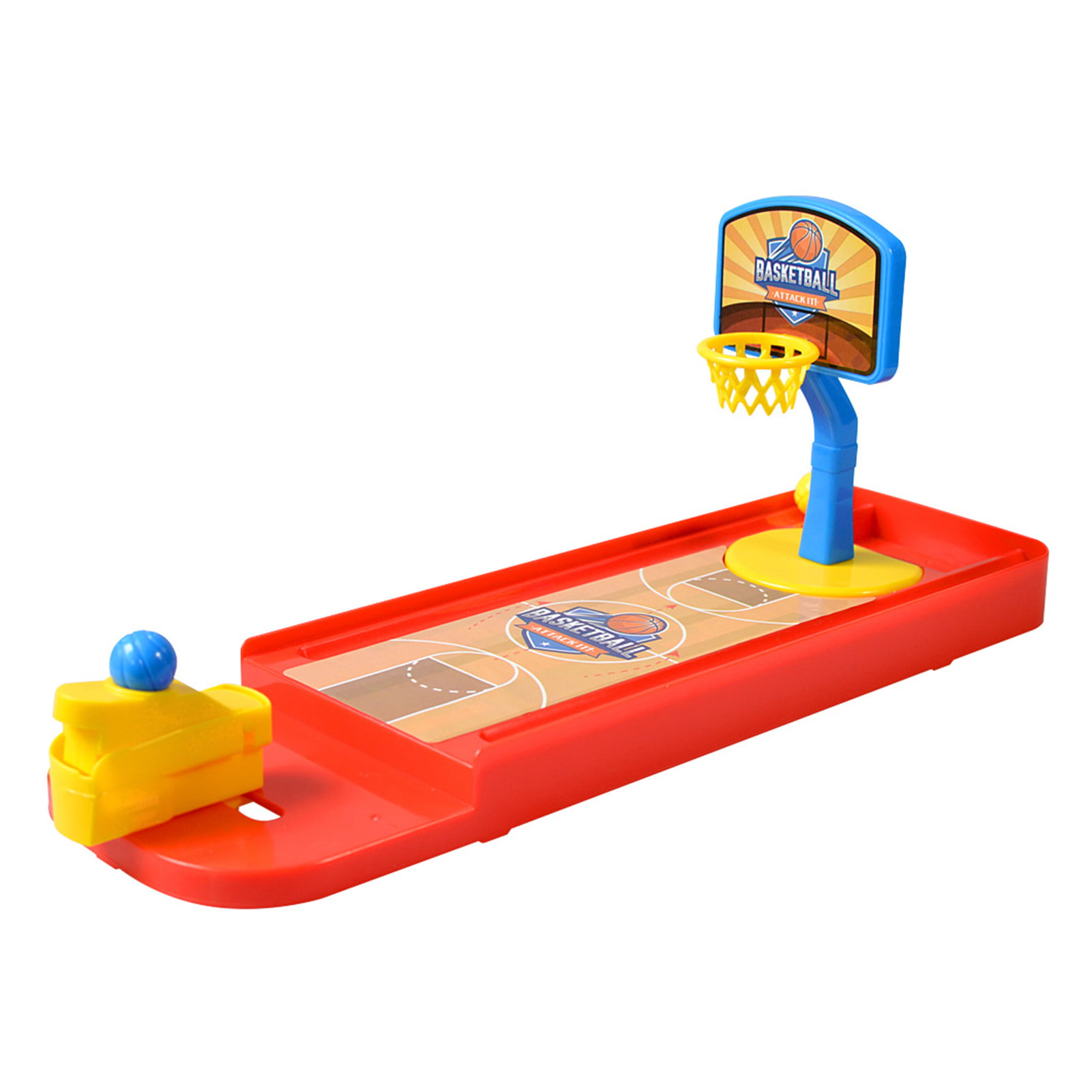 Great for Children Built in Precision Launchers Mini Basketball Shooting Game Pinball Toy Play Indoors On Tabletop Or Desk Shootout Hoops Toy Basketball Set 