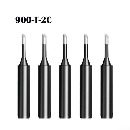

5X 900M-T Copper Replacement Bevel Style Iron Tip Lead-free For Hakko 936