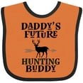 thumbnail image 3 of Inktastic Daddy Future Hunting Buddy Boys or Girls Baby Bib, 3 of 4