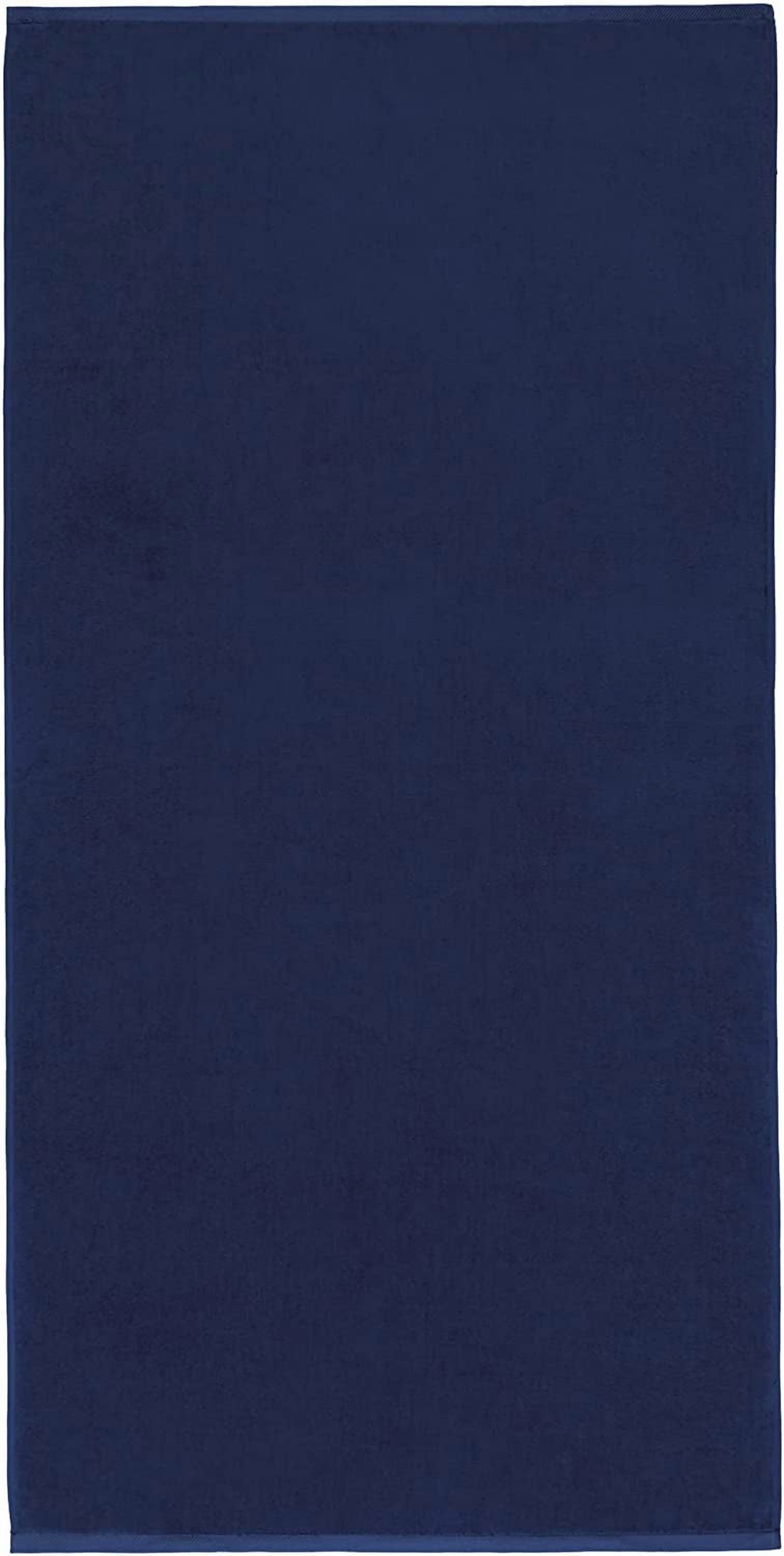 Beachland - Solid Beach Towel 30 x 60 inch Pool and Resort Style - 100% Cotton - Extra Soft and Absorbent (Navy, 1 Towel)
