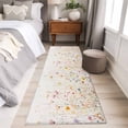 thumbnail image 5 of Spring Flowers 2'x6' Runner Rug, Watercolor Wildflowers Farmhouse Floral Washable Non-Slip Area Rugs for Hallway Kitchen Floor Bedroom Entryway, Laundry Carpet Decoration Indoor Mat, 5 of 9