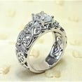 thumbnail image 3 of K-KED Cute 925 Silver Filled Ring Women Girl Delicate Jewelry Wedding Party Gift Sz 6-10-8, 3 of 6