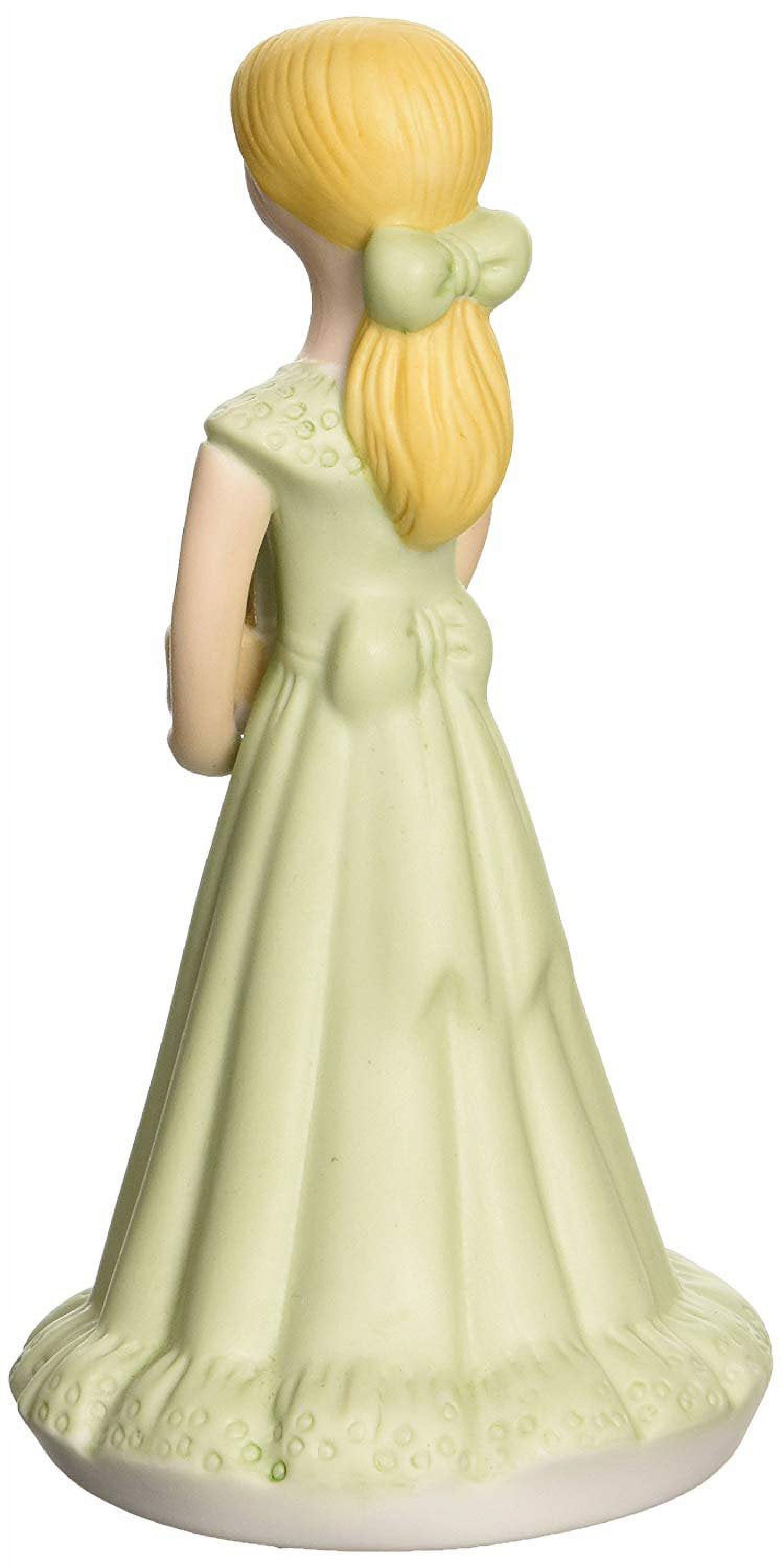 Growing Up Birthday Girls Blonde Age 11 Porcelain Bisque Figurine Q-GL638 - image 2 of 2
