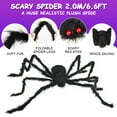thumbnail image 5 of GVDV Halloween Decorations Outdoor, 250 LED Halloween Giant Spider Web Lights, 16.4ft, Outdoor Yard Haunted House Decor, 5 of 7