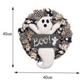 thumbnail image 5 of Halloween Ghost Wreath Cute Boo Ghost Wreath Sky Door And Window Scene Decoration Props, 5 of 5