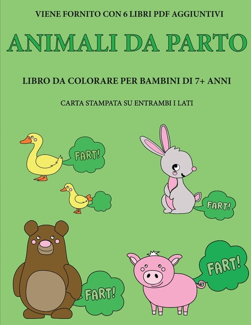 Libro Da Colorare Per Bambini Di 7 Anni Libro Da Colorare Per Bambini Di 7 Anni Animali Da Parto Questo Libro Contiene 40 Pagine A Colori Senza Stress Progettate Per Ridurre