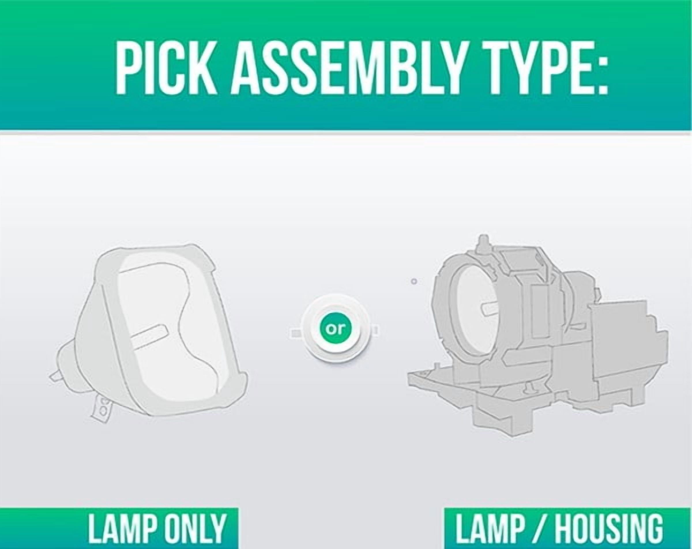 NEC M322W Projector Housing w/ Genuine Original Osram P-VIP Bulb 並行輸入品 NEC NP-M322W Projector Housing with Genuine Original OEM Bulb