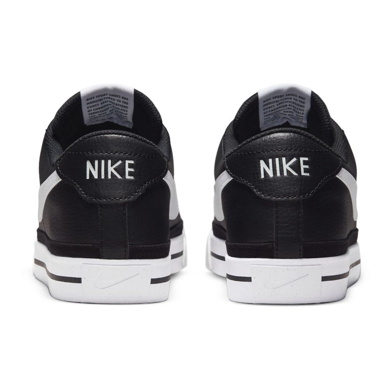 Nike Court Legacy Leather‎ Shoes White Black DH3162-100 Sneakers Men\'s Size 8.5 Nike Court Legacy DH3162-100 Sneaker Men main image 2