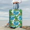 thumbnail image 3 of Lsque Hawaii Palms Printed Luggage Cover, Travel Luggage Protector,Scratch and Dirt Resistant, Fits 18-32 Inch Luggage - X-Large, 3 of 9