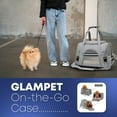 thumbnail image 4 of Luxury Dog & Cat Travel Carrier Bag – Soft-Sided, Lightweight, Portable Small Pet Carrier Handbag with Durable Oxford & Nylon, Comfortable for Puppies & Cats, 4 of 7