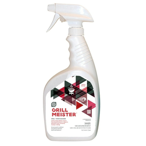 GrillMeister Degreaser & Cleaner For Grills, Oven, Barbeques & Grates, 1 Quart