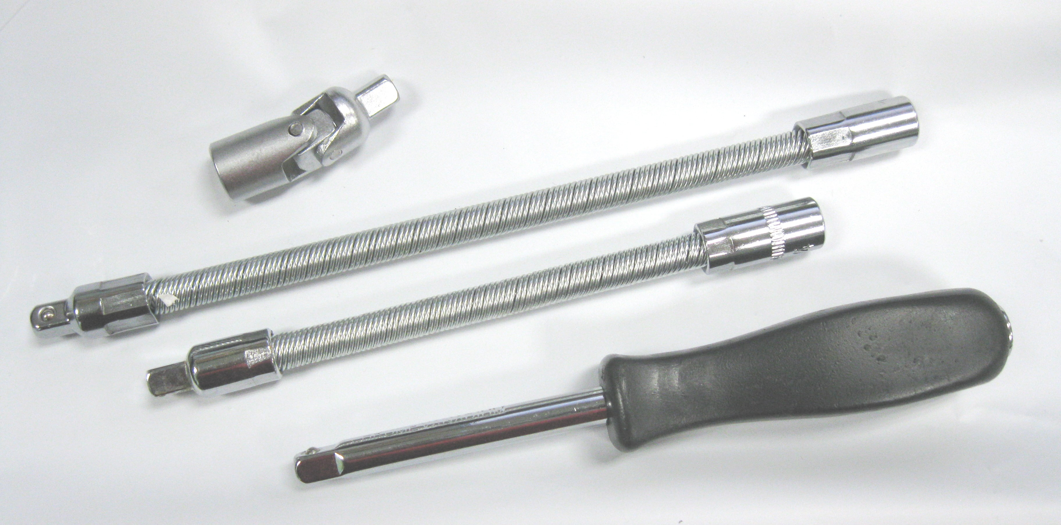 1/4" Driver Hand Spinner Flexible Socket Extension Ratchet Joint Swivel