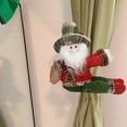 thumbnail image 5 of Christmas Curtain Buckle Tieback Santa/Snowman/Reindeer, Window Decorations Christmas Cartoon Doll Curtain Bedroom Living Room Curtain Hook Fastener Buckle Clamp Home Decor, 5 of 6