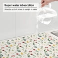 thumbnail image 5 of Yiaed Mini Wildflower Watercolor Print Highly Absorbent Microfiber Kitchen Counter Mat, Dish Drying Pad for Dishes, Utensils, Pots and Pans, Large 18" x 24", 5 of 7