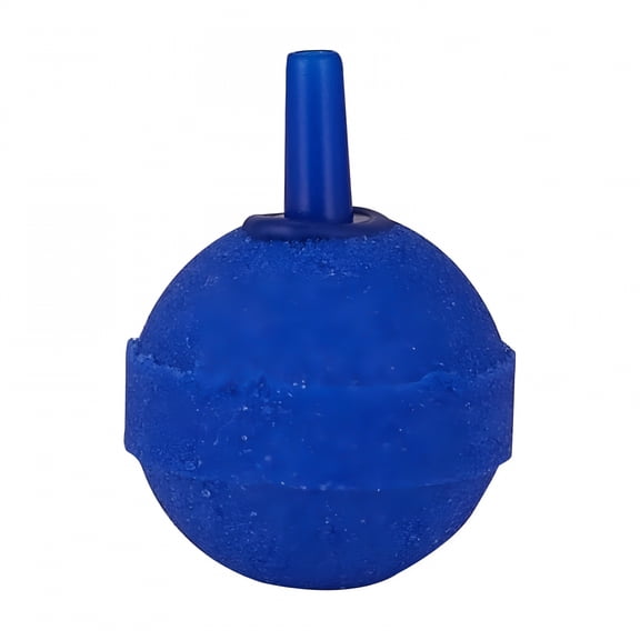ACDANC 2-piece aquarium air stone pond aerator spherical bubble oxygen diffuser, used for fish tanks, buckets, hydroponic ponds, air pump accessories, blue (30mm)