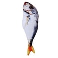 thumbnail image 3 of Electric Moving Fish Pet Toy Realistic Plush Simulation Wagging Fish Pet Kicker Toys Funny Interactive Pets, 3 of 6