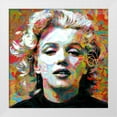 thumbnail image 2 of Stephen Chambers 20x20 White Modern Wood Framed Wall Art Titled - Marilyn 5, 2 of 6