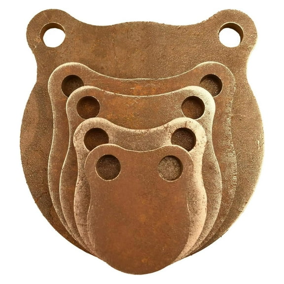 1/2" Thick AR500 Steel Shooting Targets 3" 4" 5" 6" 8" Gong Set