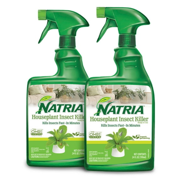 NATRIA Houseplant Insect Killer, Ready-To-Use, 24 oz (2-Pack)