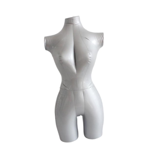 TISHITA Upper Body Mannequin PVC Multifunctional Clothing Display Propsinflatable Shirt Form Display Model for Scarves Swimwear Sales Women No Hand