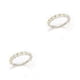 thumbnail image 1 of Anillos de flores Qarigey estilo Vintage compromiso de boda apertura ajustable Anillo de Metal Floral a la moda 2Conjunto, 1 of 6